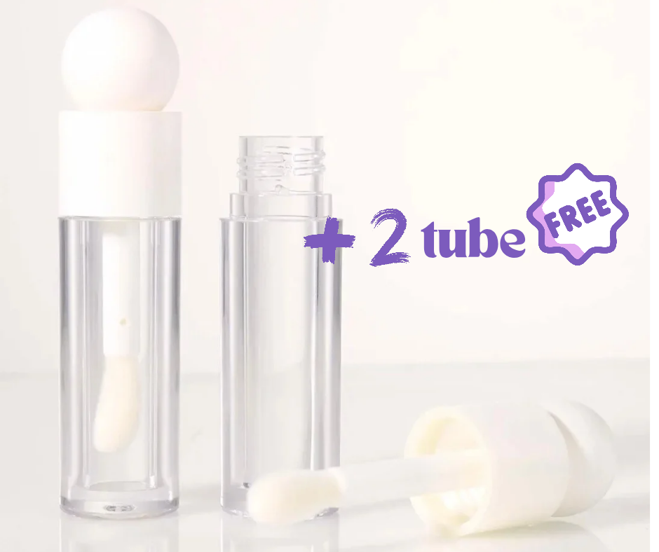 two tubes for free DIY lip gloss kit